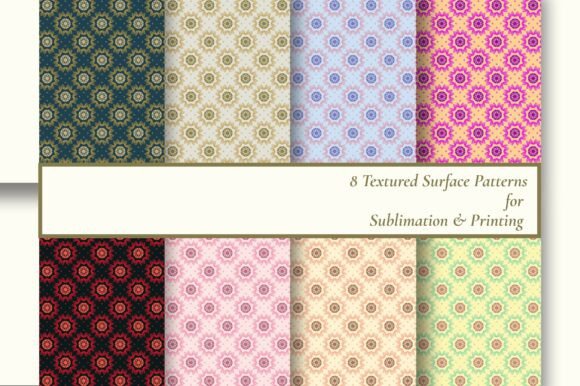 8 Boho Floral Seamless Tile Patterns for Creative Expression