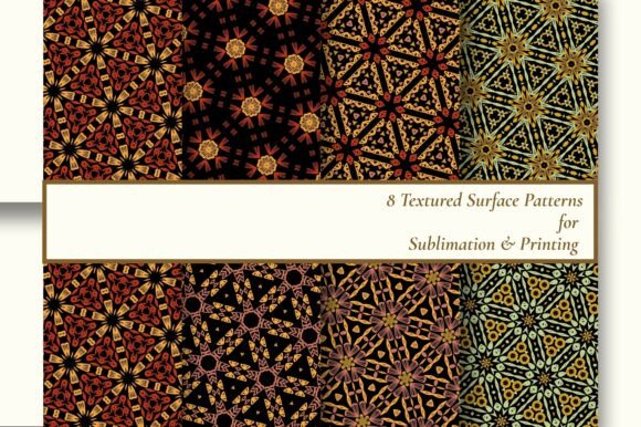 8 Boho Tribal Earth Tone Patterns: A Versatile Design Resource for Creative Professionals