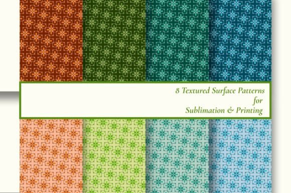 8 Retro Geometric Seamless Patterns