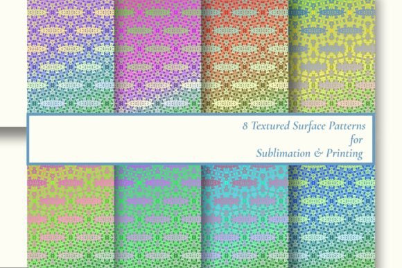 8 Vibrant Boho Batik Seamless Patterns
