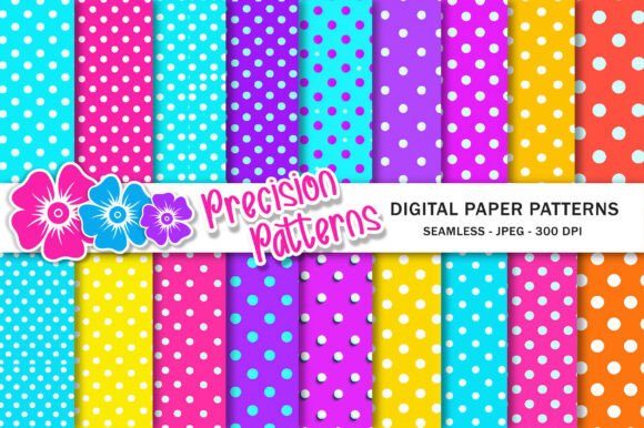 Colorfull Polka Dots Patterns: A Versatile Design Resource for Creative Projects