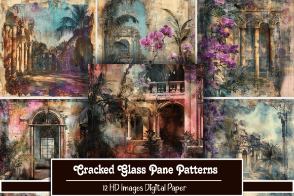 Cracked Glass Pane Patterns for Professional and Creative Workflows