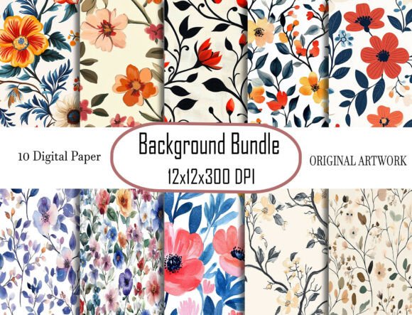 Minimal Boho Small Flowers Patterns