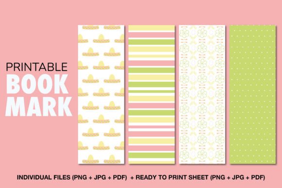 Printable Bookmarks Cute Patterns for Creative Readers