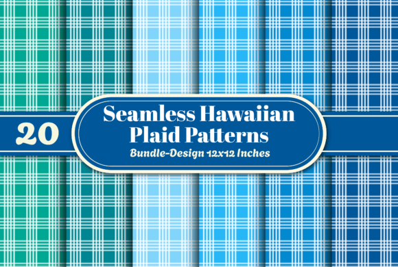 Seamless Hawaiian Plaid Patterns Bundle: A Creative Staple for Tropical-Inspired Projects
